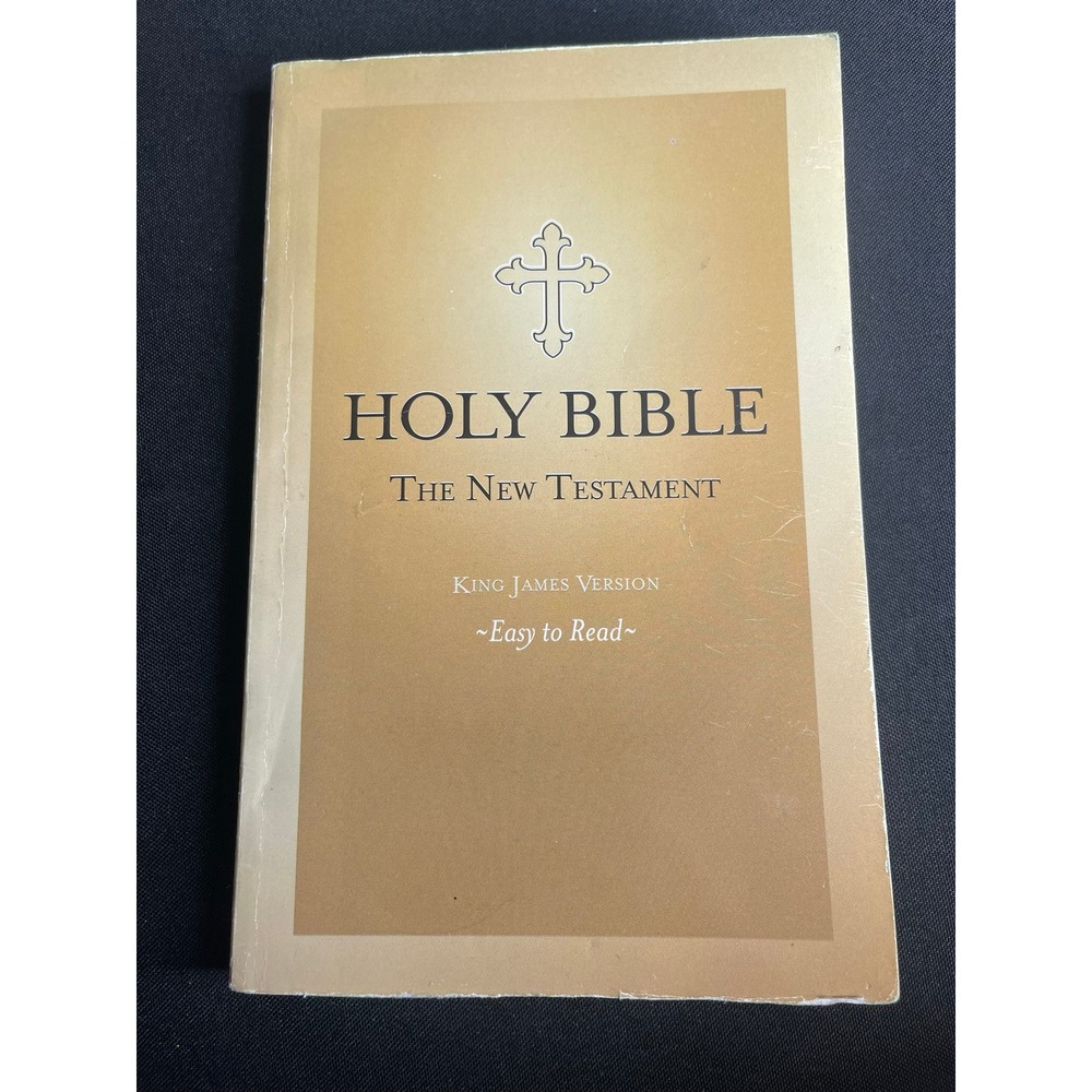 Holy Bible The New Testament King James Version KJV Easy to Read Paperback